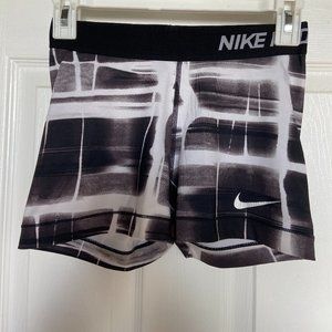 Nike Pro 3" Shorts (Black & White)